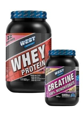 Whey Protein Tozu 1152 Gr Çilek Aromalı - Creatine 300 Gr Aromasız WNWHEYP1152GRCILEKKREATIN300GR