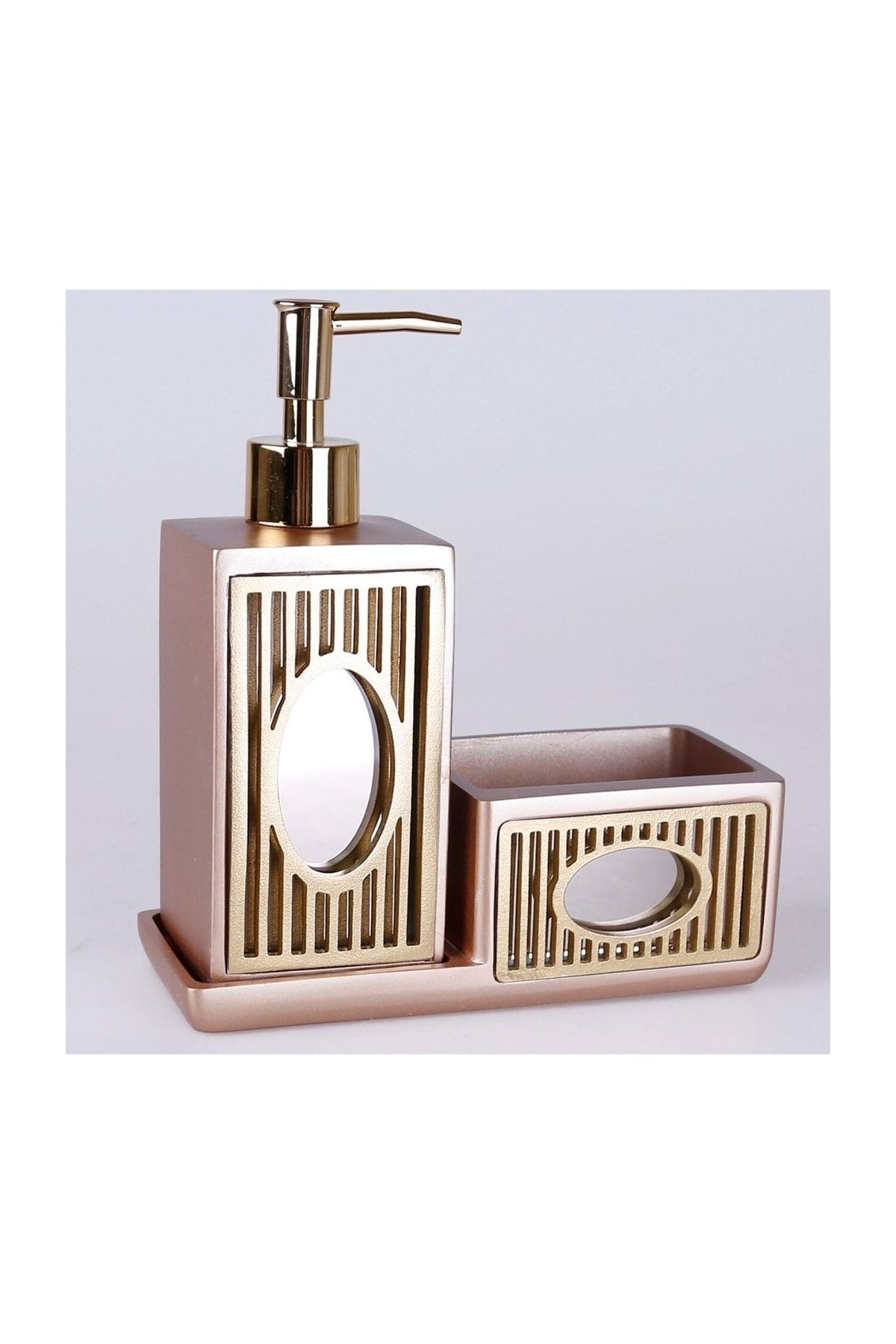 Mirrored deals soap dispenser