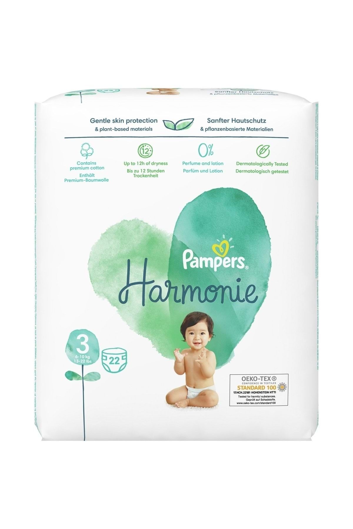Prima Pampers Harmonie Bebek Bezi Beden:3 (6-10kg) Midi 44 Adet Süper Ekonomik Pk UX10185