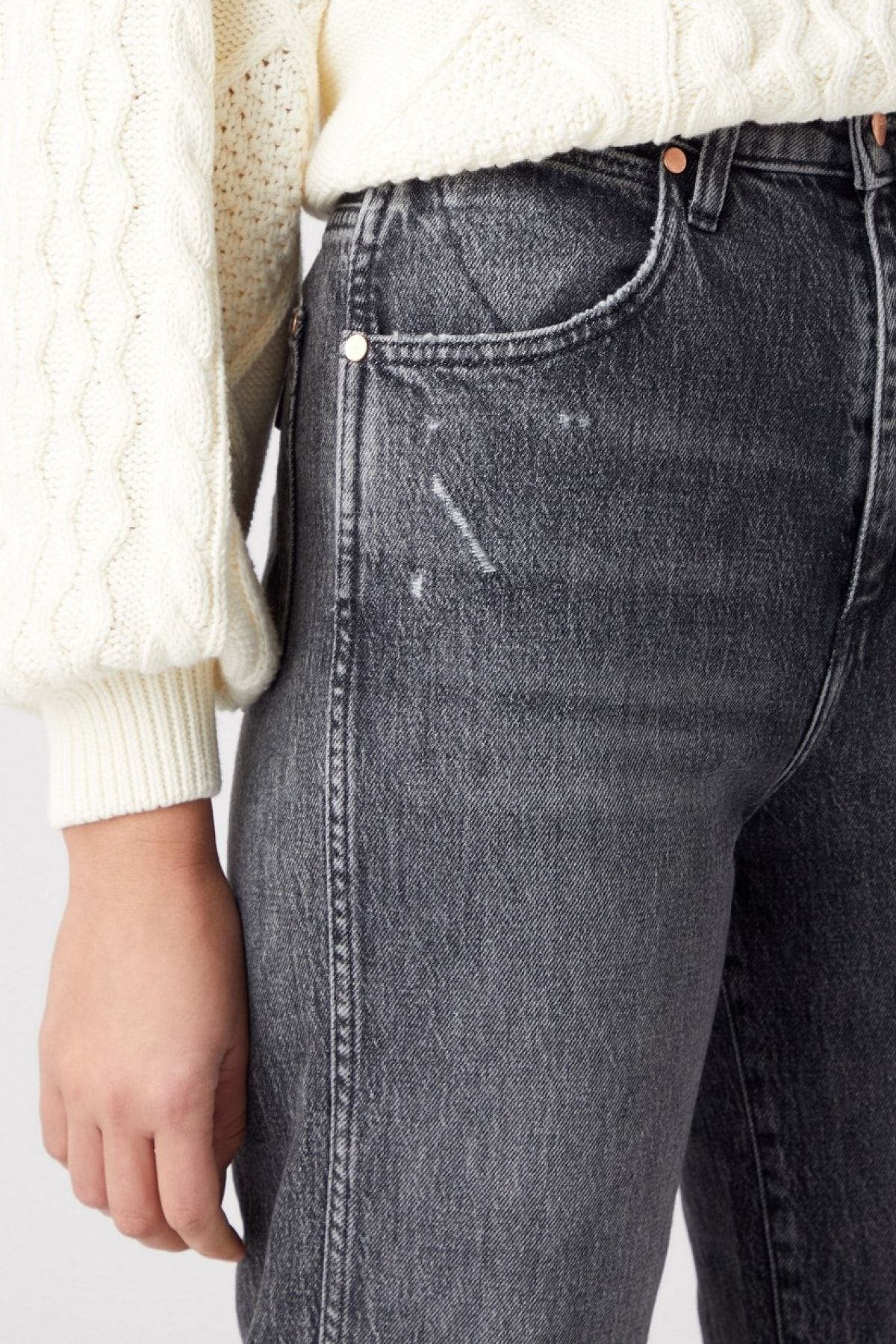 WRANGLER-Mom Denim Fit Jeans-Jeans mit hoher Taille und schmalem Bein 3