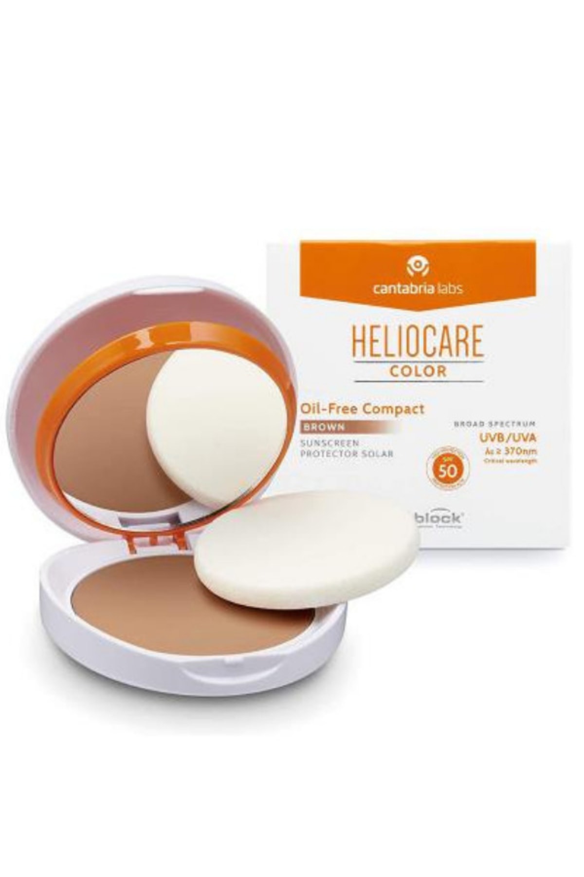 Heliocare Color Spf 50 Oil Free Compact 10 Gr - Brown