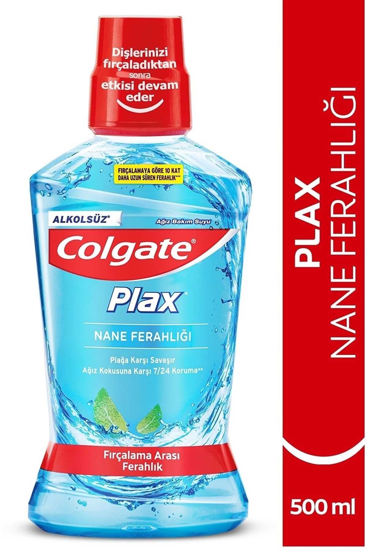 Colgate-2 Pieces Total Pro Gum Health 50 Ml, Brush Micro Fine Black 1+1, Oral Care Water 500 Ml 4