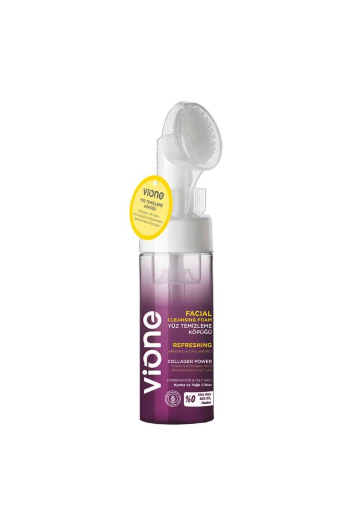 Facial Cleansing Foam Purifying Refeshing + Brush 150 Ml