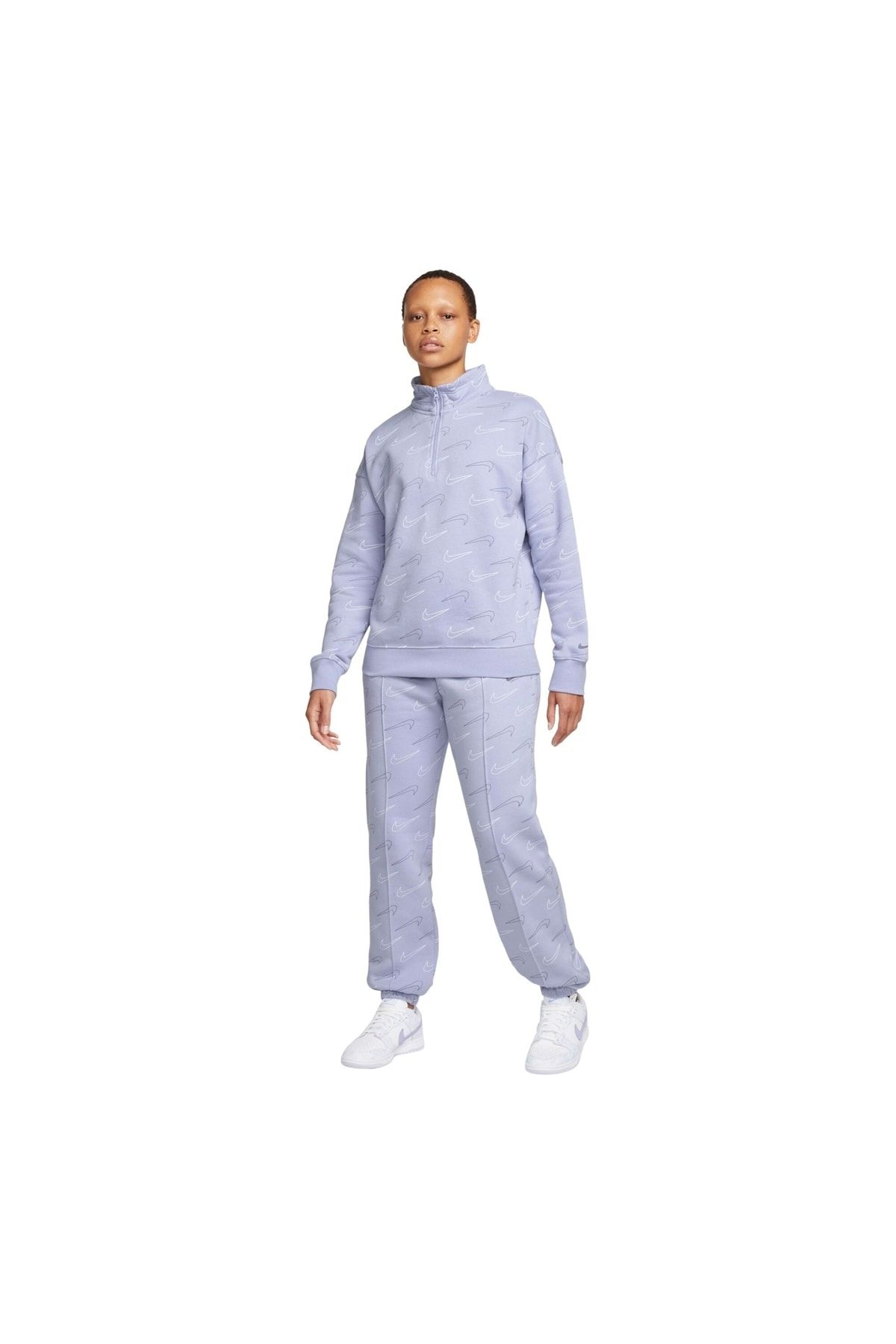 Nike metallic swoosh tracksuit womens cheap