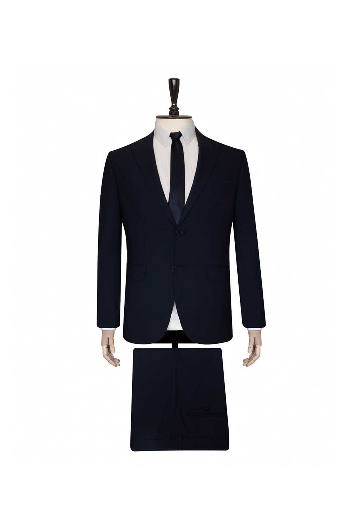 SÜVARİ Normal Bel Dar Mavi Erkek Takım Elbise Tk1000600198
