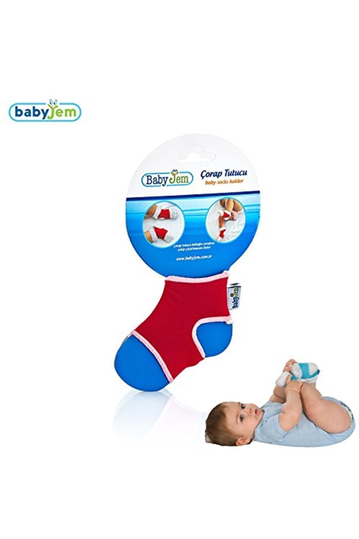 Babyjem-8699203410482   Red Baby Sock Holder 3
