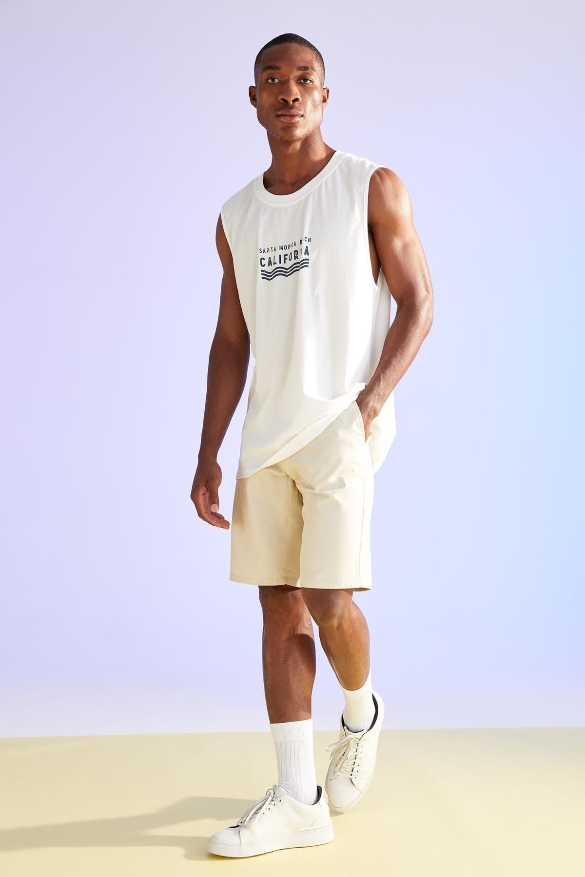 DeFacto-Regular Fit Bermuda Shorts 2