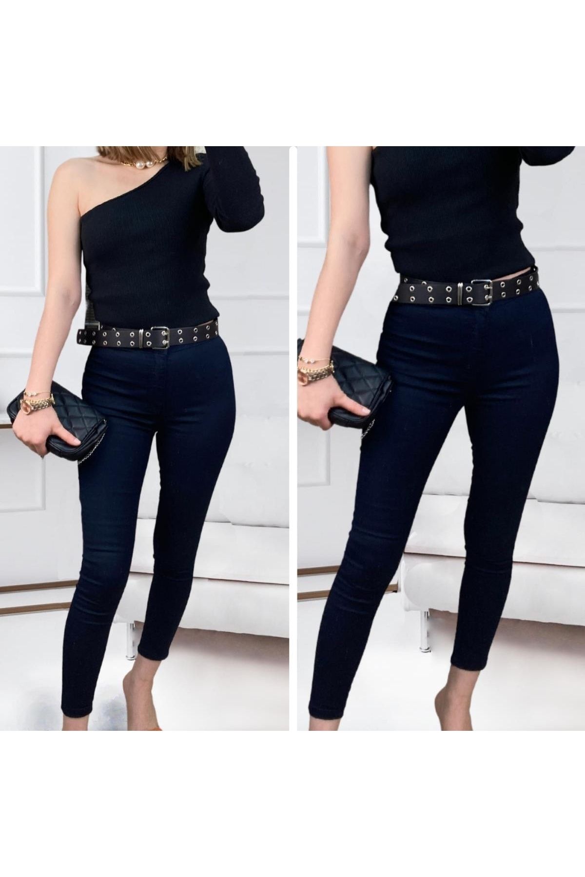 JANES-High Waist Pants 88cm waist 31cm 3