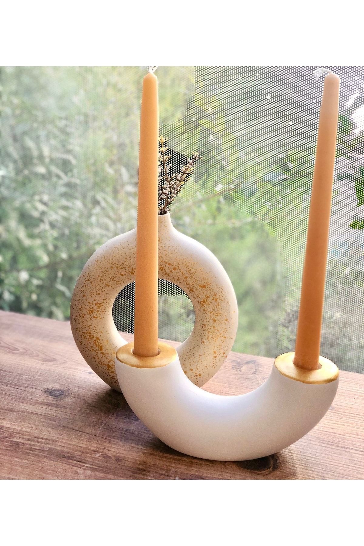 Ring candle shop holder