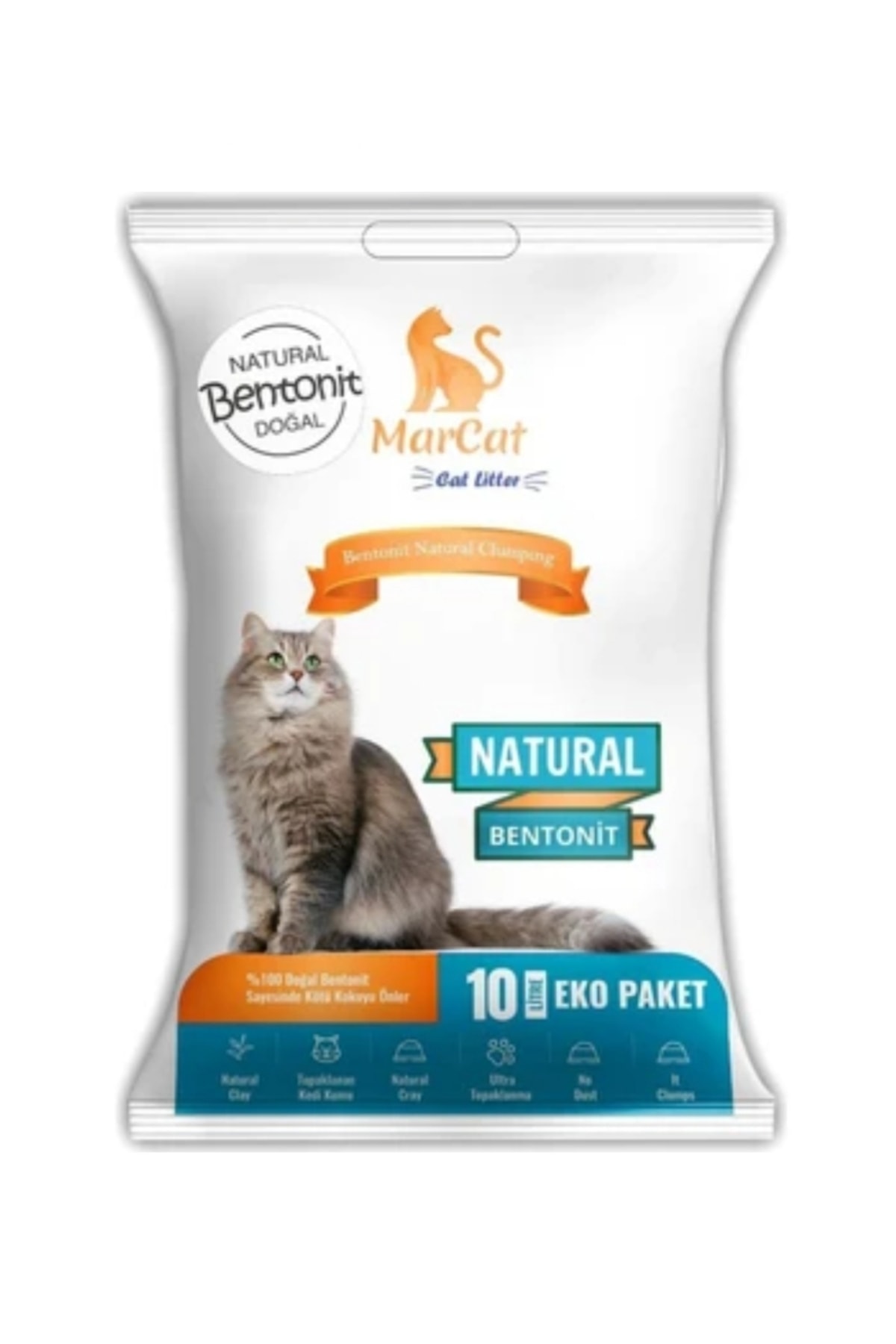 MarCat Kedi Kumu Kokusuz Topaklanan 10 Lt