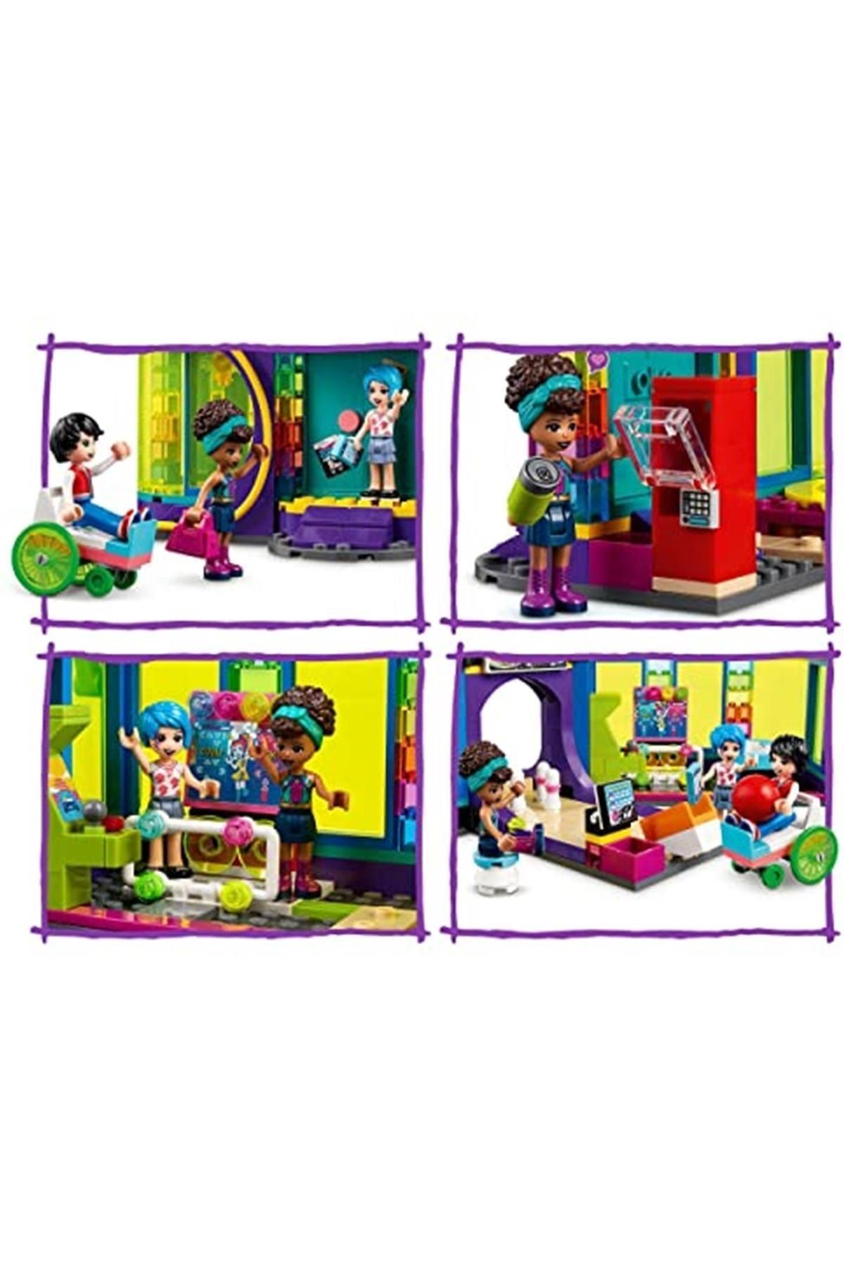 LEGO لگو بازی Friends Roll Disco Hall 41708 برای سنین 7 سال به بالا با 3 عروسک کوچک از جمله آندریا