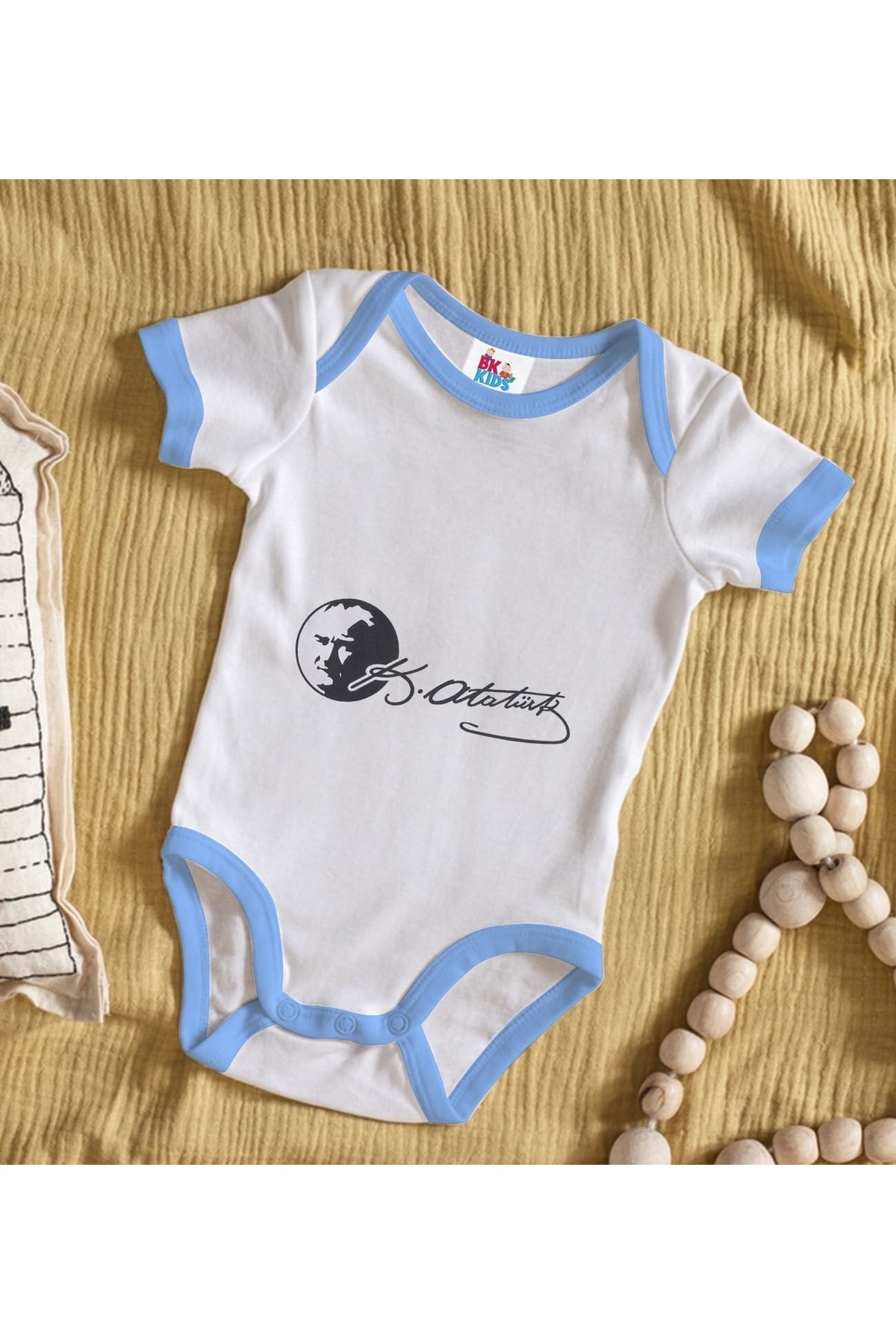 بادی نوزاد زیردکمه دار پسرانه – دخترانه برند  Bitmeyen Kartuş اصل Bitmeyen124058 - تصویر 2