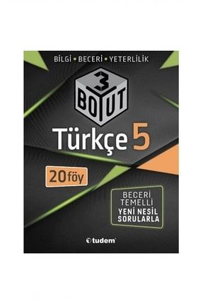 5.sınıf Türkçe 3 Boyut Föy DKM30357