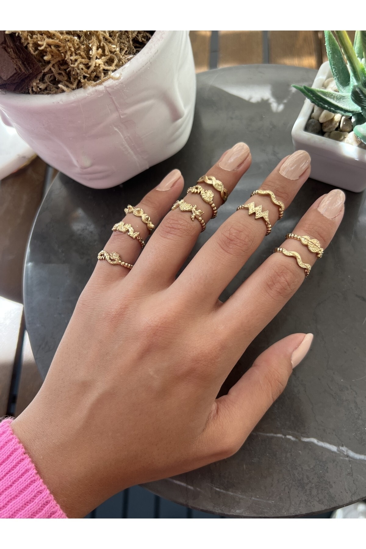 Jack Ferrero 10 Adet Eklem Yüzüğü ( Figürleri Değişmektedir Her Seferinde Farklı Gelir )