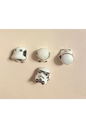 Star Wars Stormtrooper Helmet Charm 925 Ayar Gümüş SWS1
