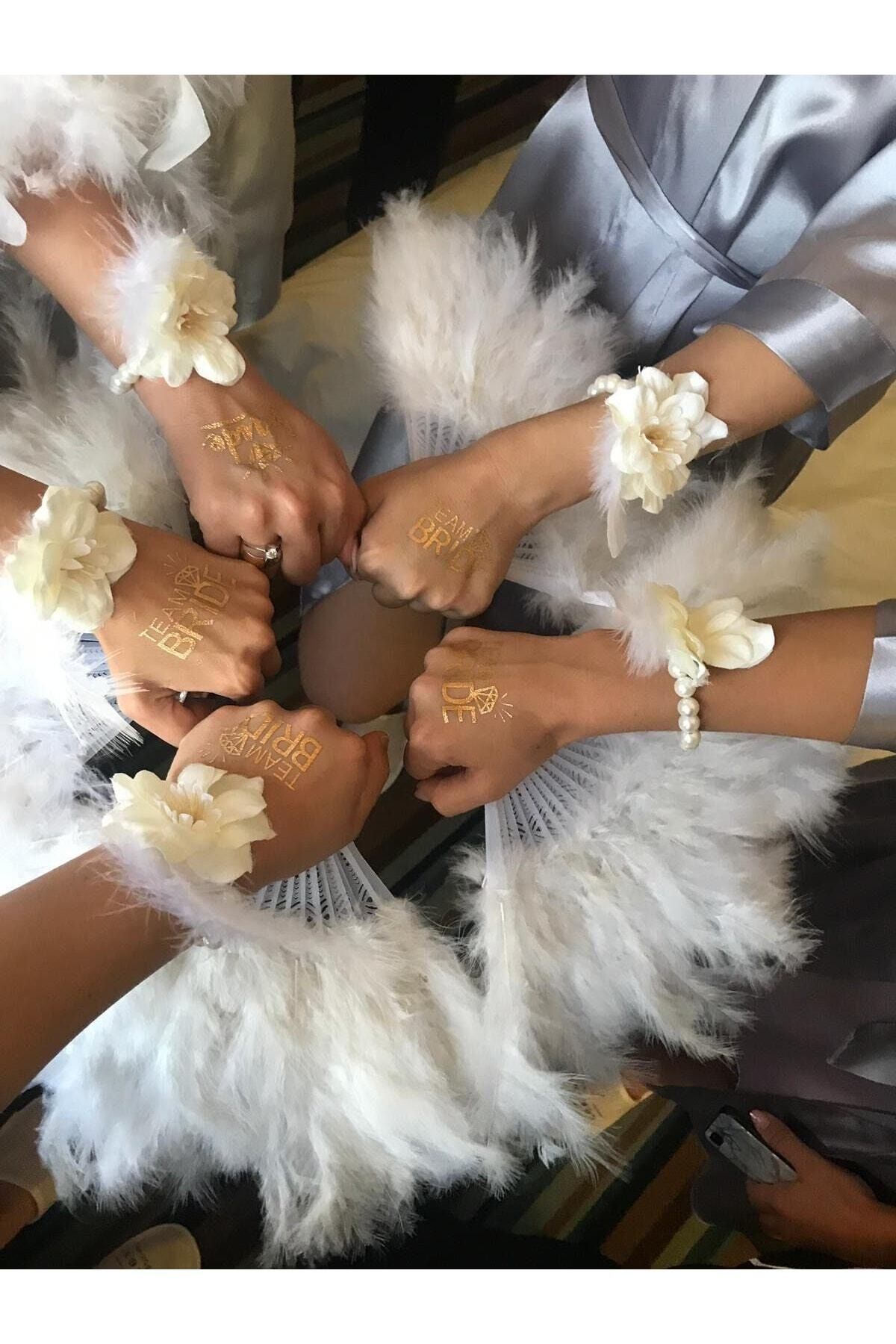 10 Adet Bride To Be Nedime Bilekliği Gelin Bilekliği Düğün Kına Gecesi