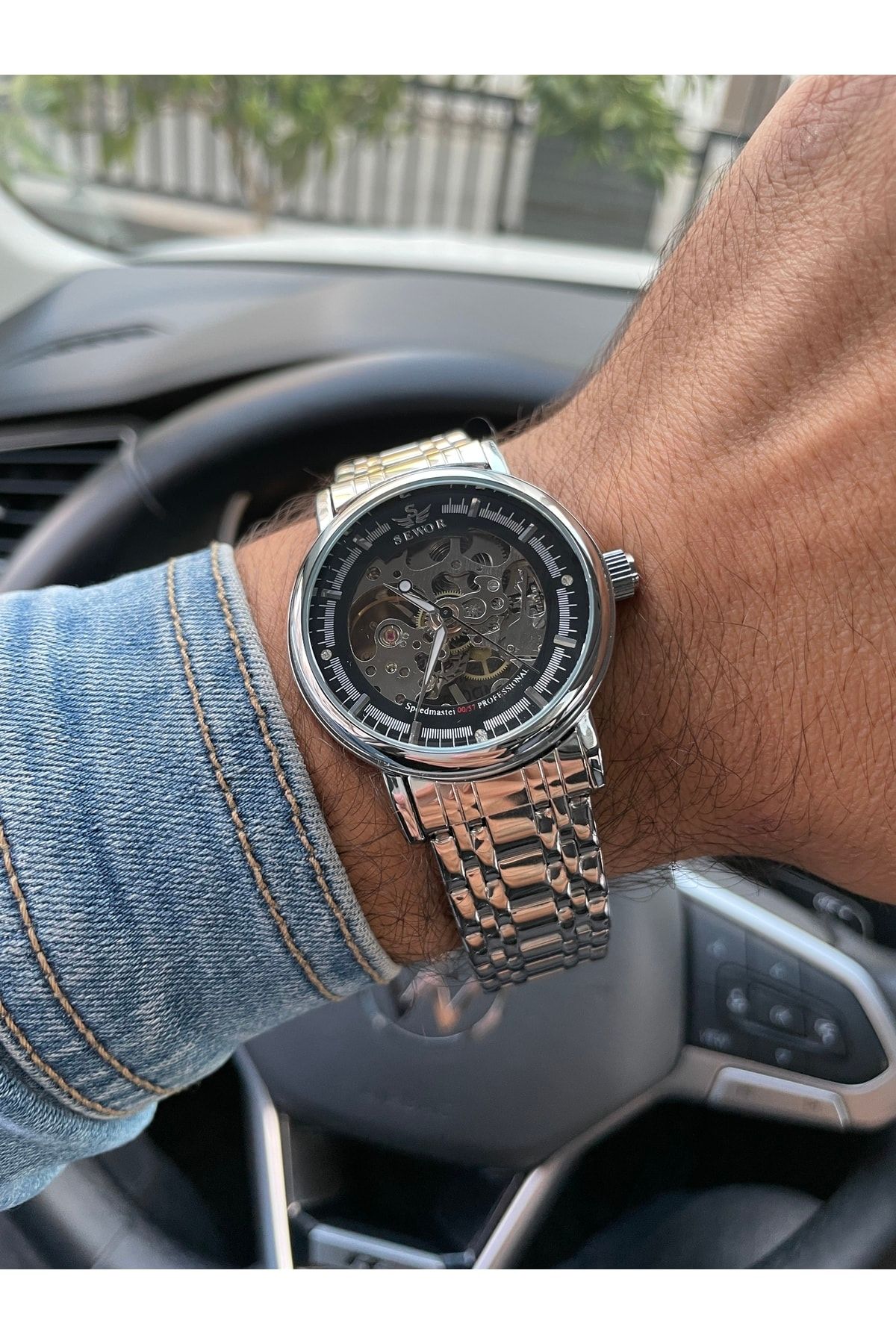Sewor Watch Winding Mechanism Men s Wristwatch Trendyol