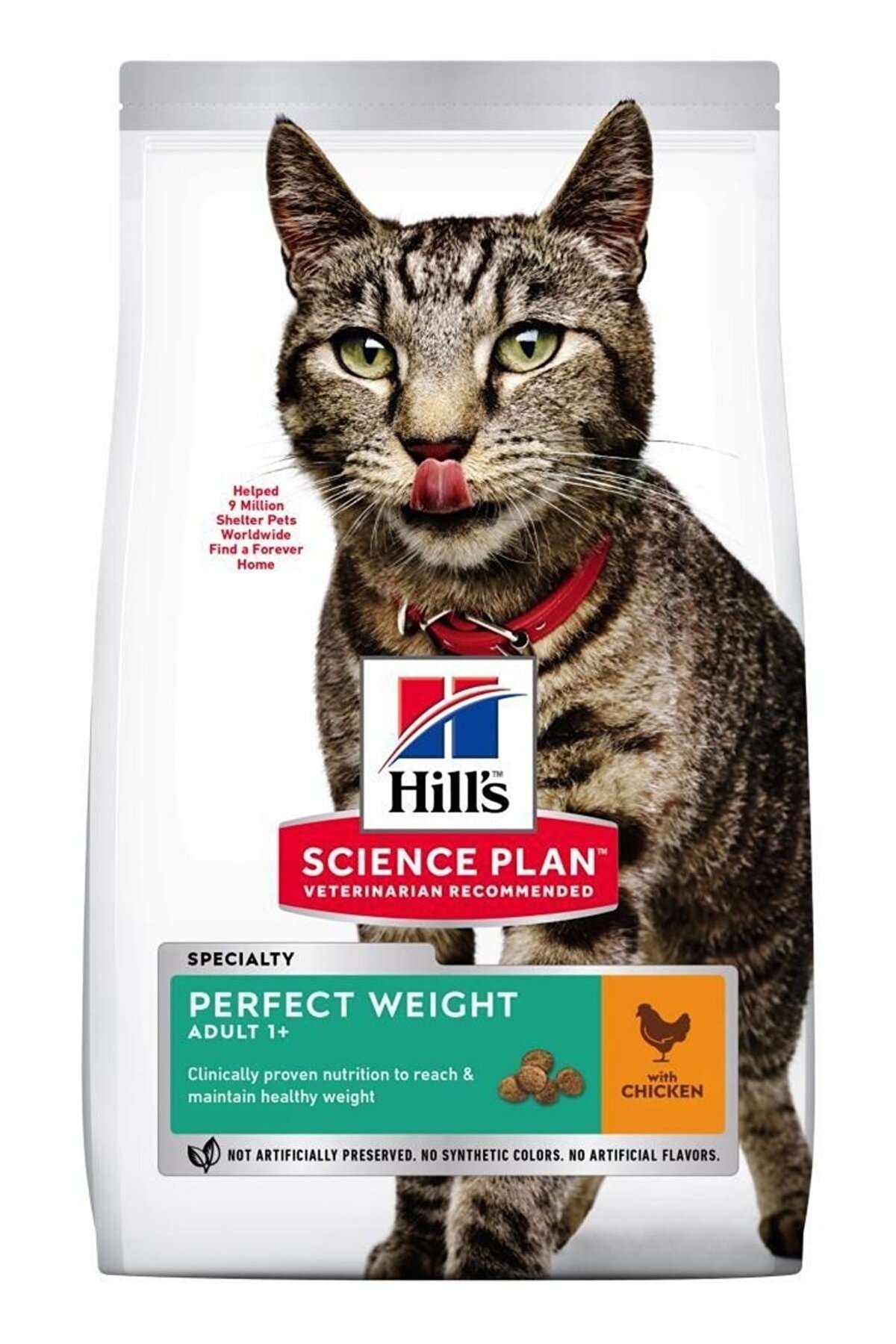 Hill's Feline Adult Perfect Weight Chicken 2.5 kg