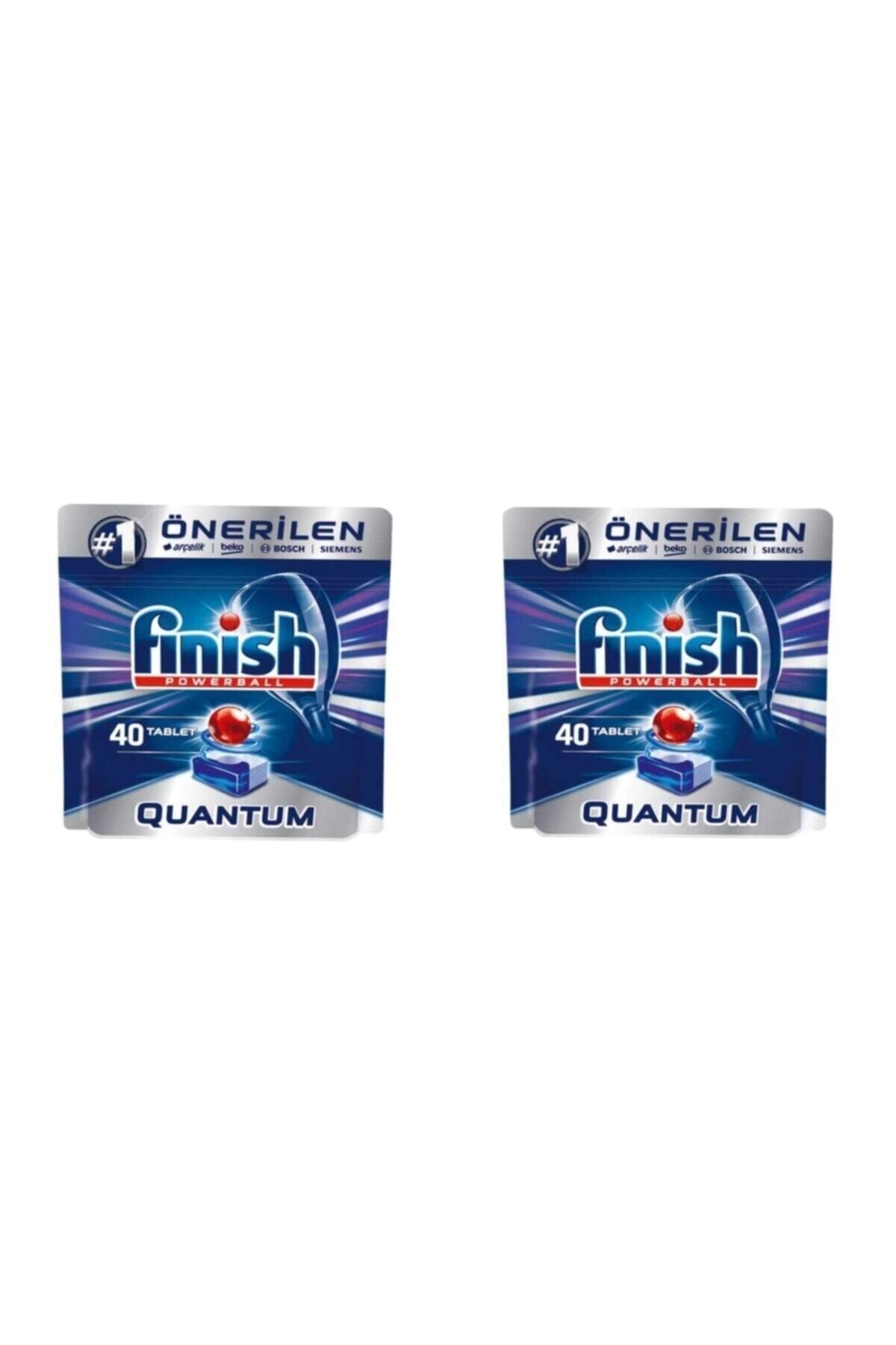 Finish Quantum Bulaşık Makinesi Deterjanı 40x2 Paket Toplam 80 Adet Tablet