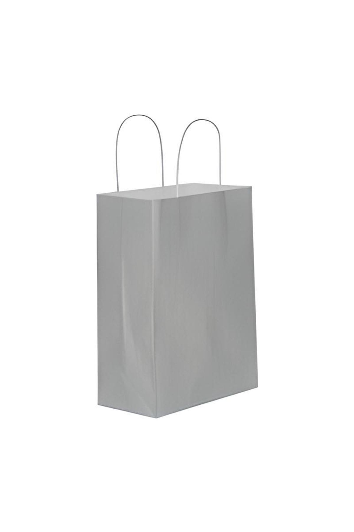 Big Party Sac Hartie 25x31 Cm Argintiu 25buc - One Size