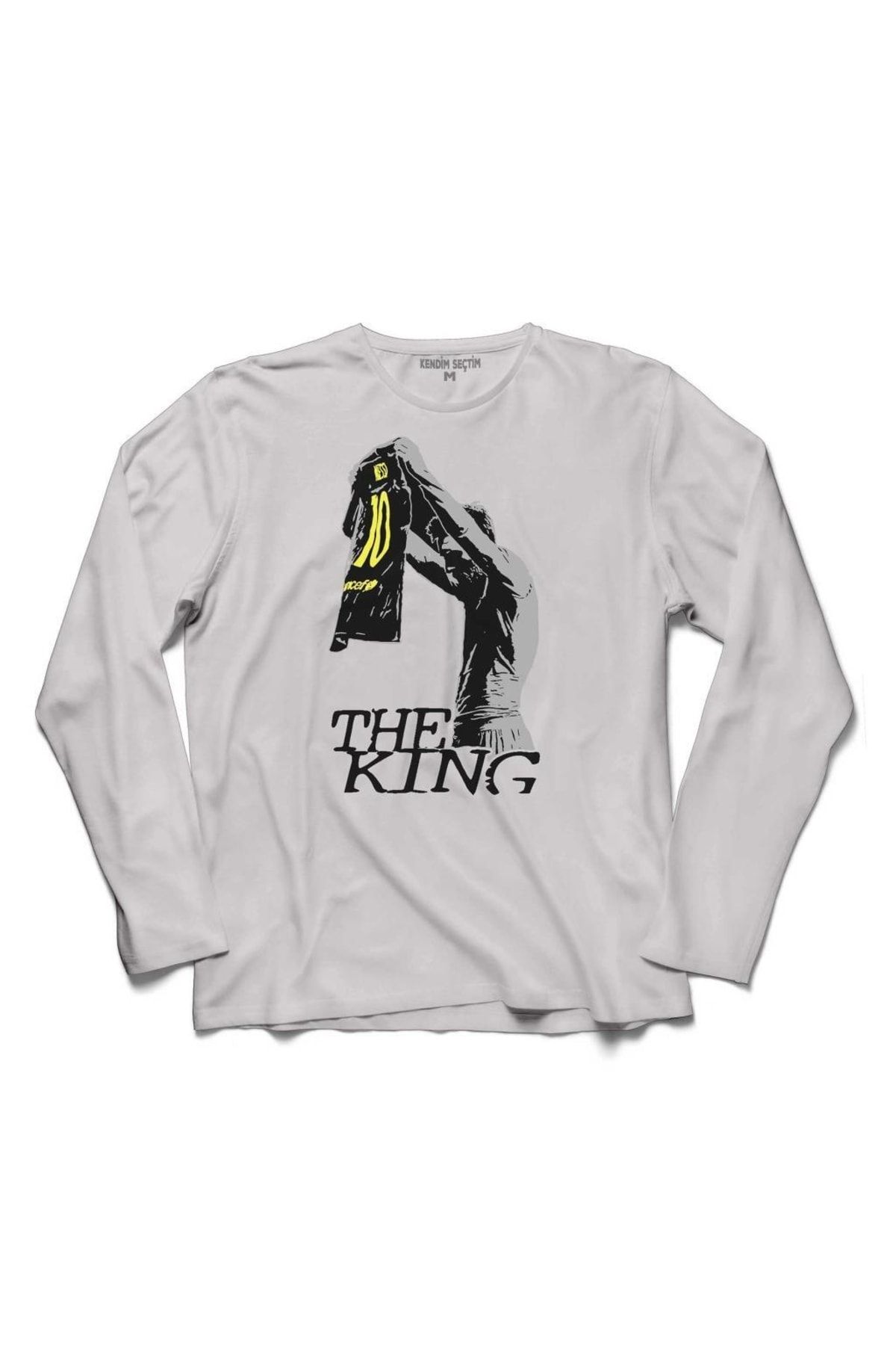 Kendim Se tim The King Leo Lionel Messi Barcelona Jersey White
