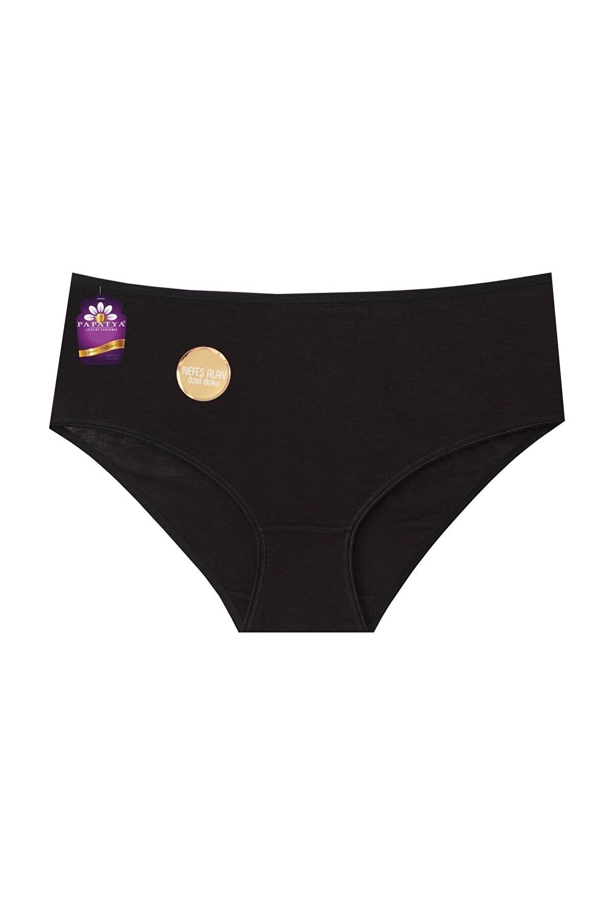 Papatya-3-Piece Breathable Special Texture Oversize Panties 2