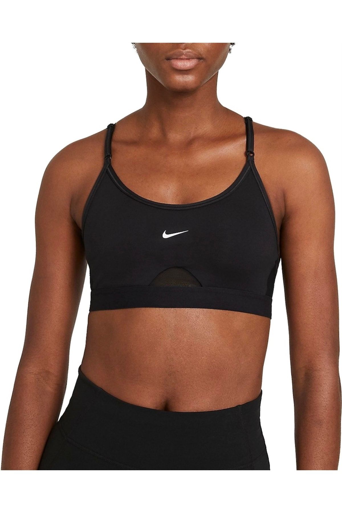 Nike Dri-fit Indy Sports Bra - Black/ White