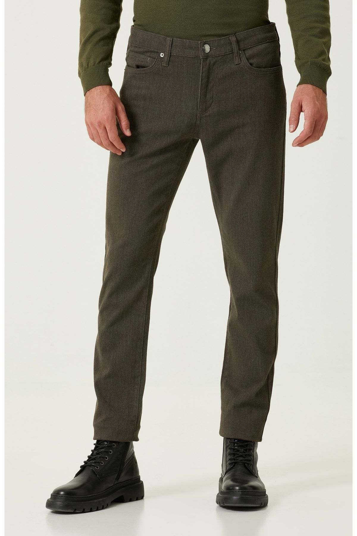 Slim Fit Vizon Pantolon