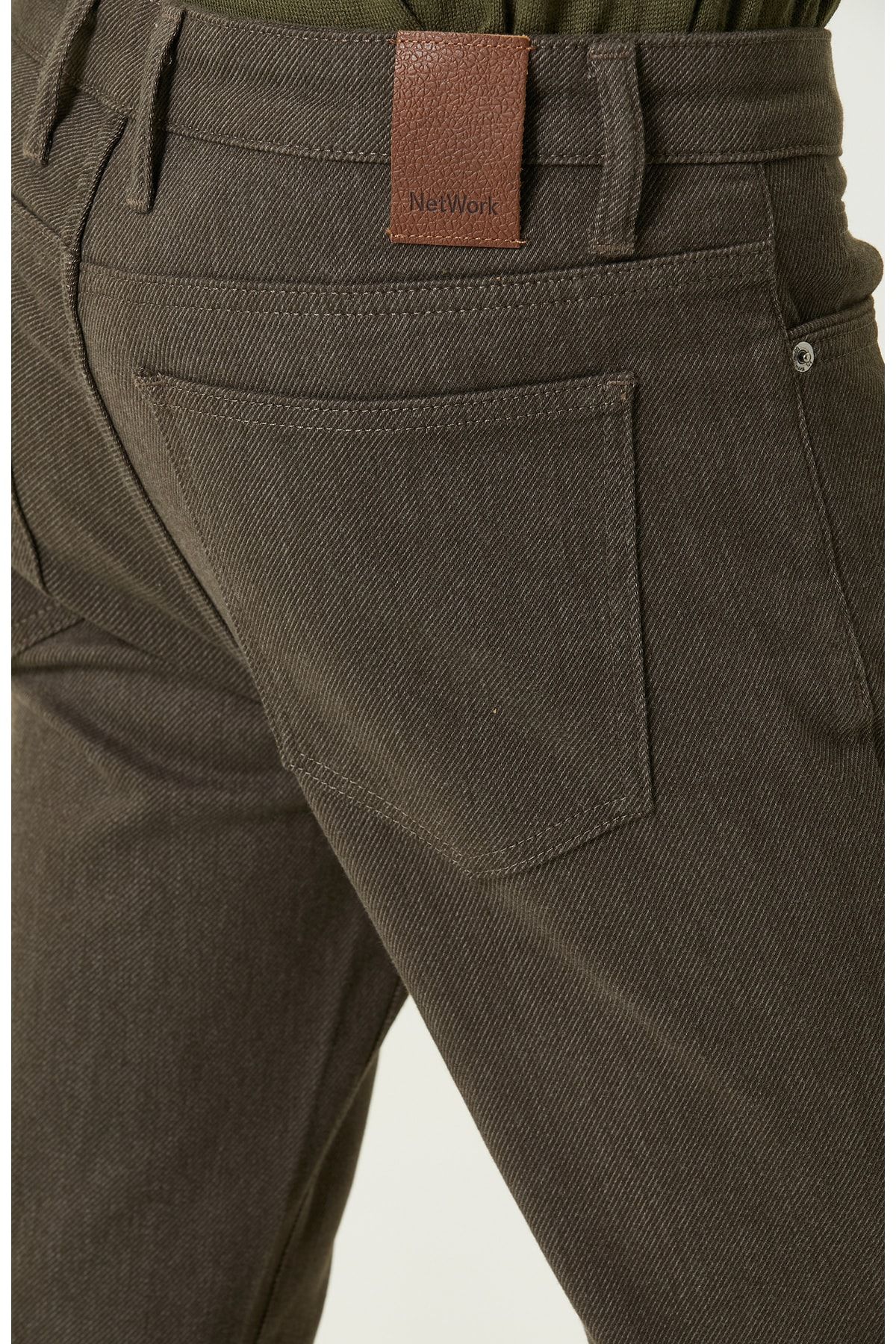 Slim Fit Vizon Pantolon