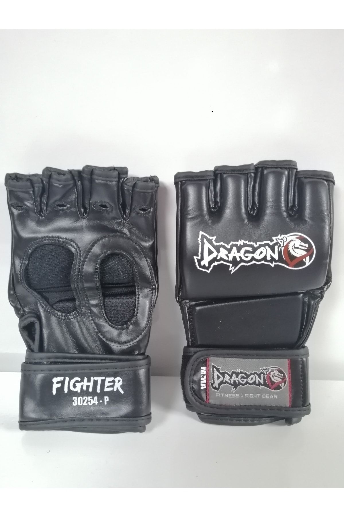تجهیزات بوکس مشکی برند سیاه رنگ MMA دستکش Big Boss 30254 P L xl اندازه Dragondo