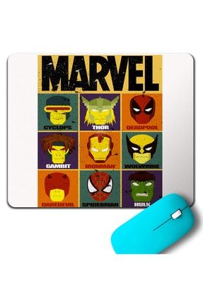 Spıderman Iron Man Thor Hulk Deadpool Mouse Pad M012688