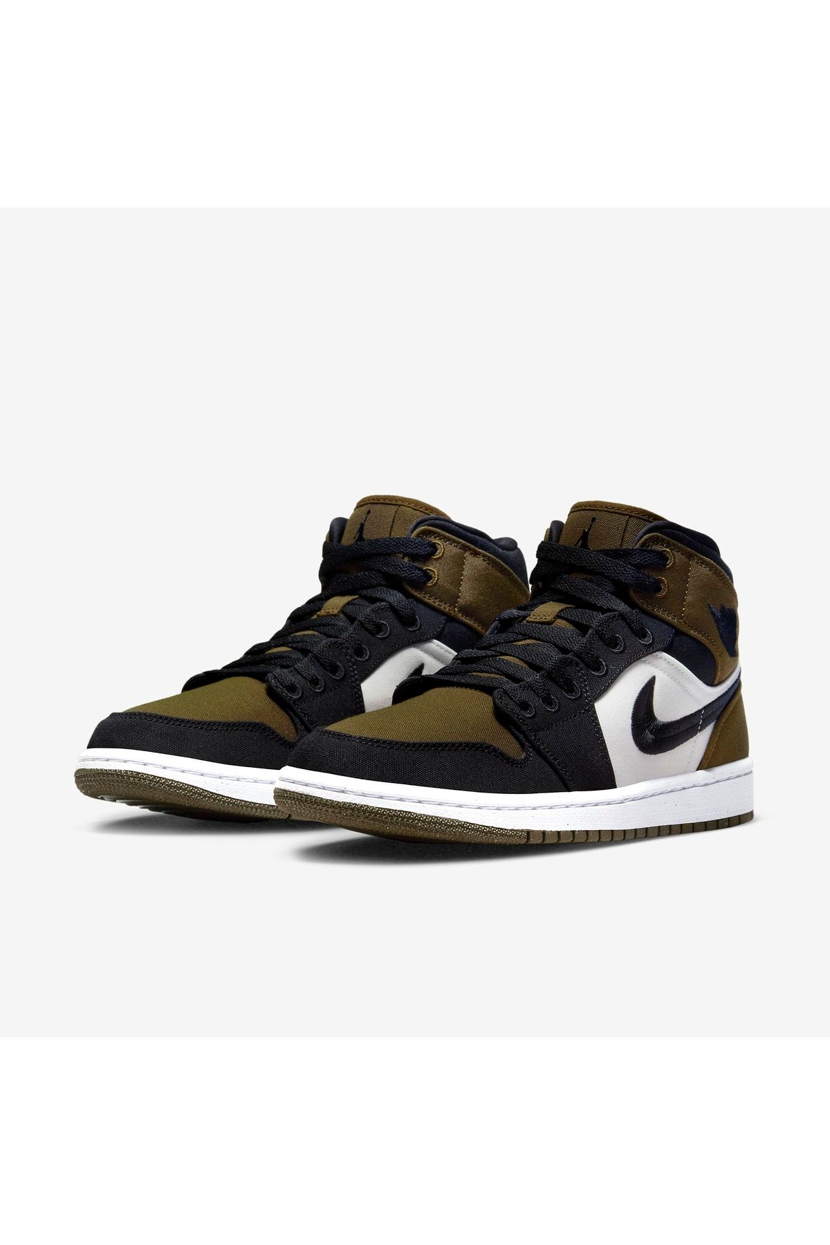 Nike Air Jordan 1 Mid Olive Toe w Dv0427 301 Kad n Spor Ayakkab Fiyat Yorumlar Trendyol