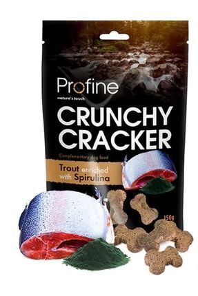 Crunchy Cracker Alabalık Ve Spirulinalı Kıtır Köpek Ödül Maması 150 Gr 2187509