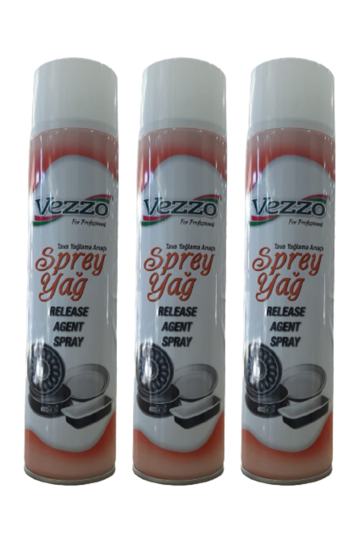 PASTRY PLANET 3 Lü Set Tava Yağı Sprey (3x600 Ml)