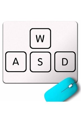 Gamer Player Bilgisayar Oyunu Klavye Tuş Wasd Mouse Pad M011303