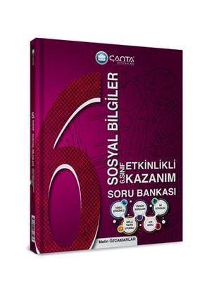 Çanta Yayınları 6. Sınıf – Sosyal Bilgiler Etkinlikli Kazanım Soru Bankası 12cev12