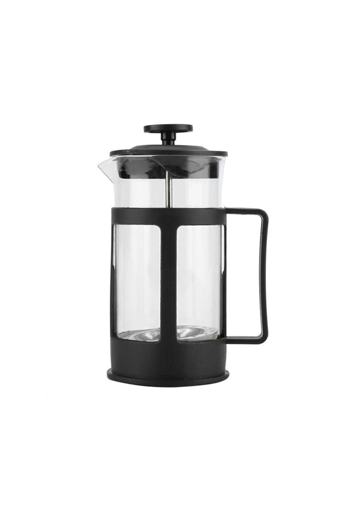French Press Süzgeçli Çay Kahve Kupası 600 ml Png-2301