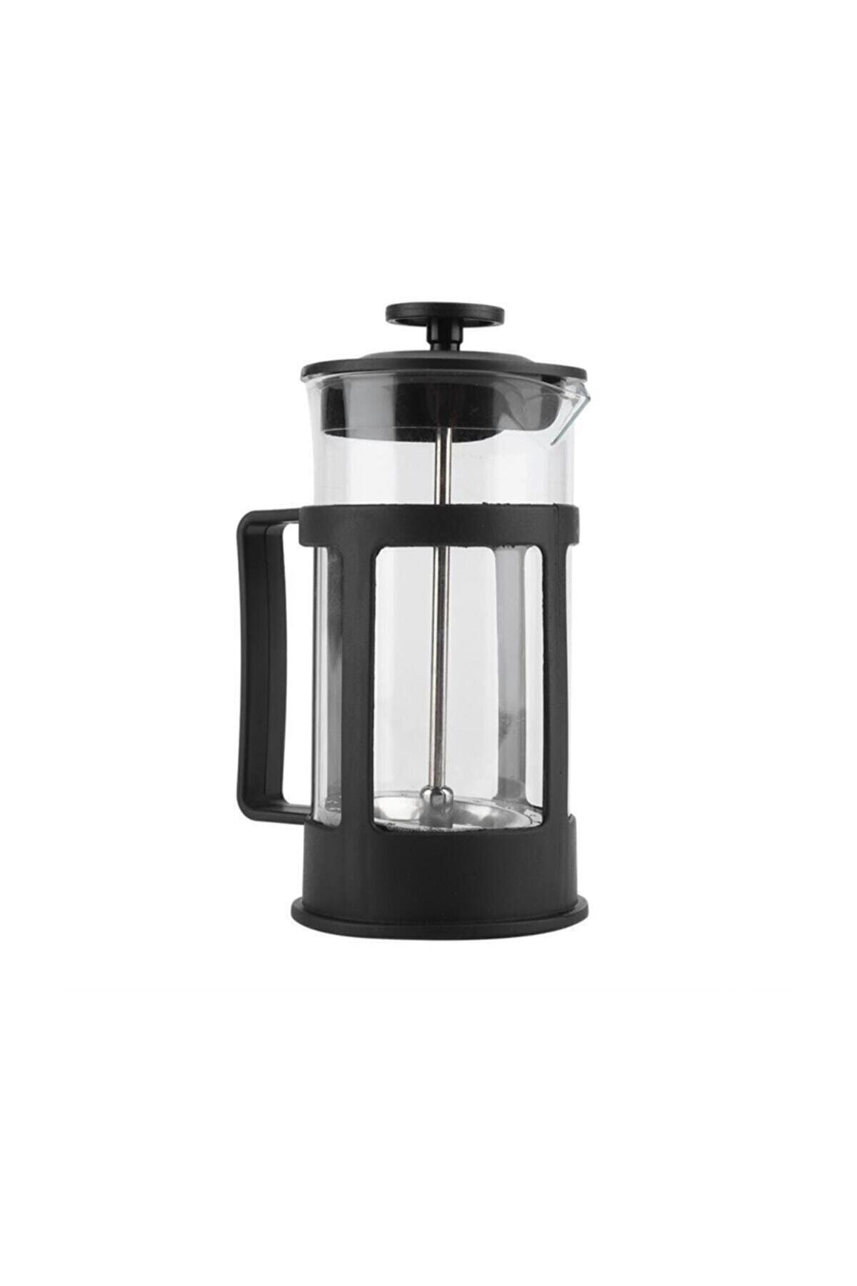 French Press Süzgeçli Çay Kahve Kupası 600 ml