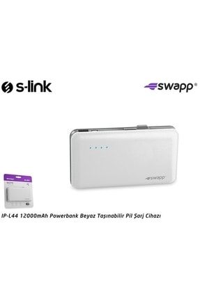 Swapp Ip-l44 12000mah Powerbank Beyaz Taşınabilir Pil Şarj Cihazı ST00460
