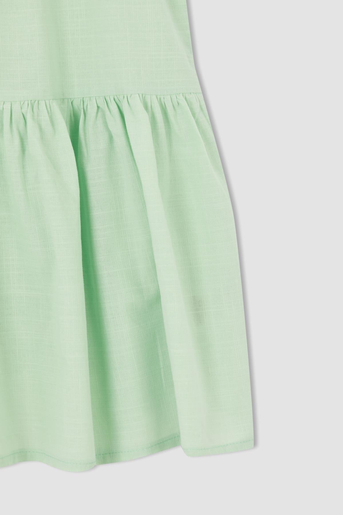 لباس مجلسی دخترانه فیروزه دفکتوDefacto | X6983A622SM اورجینال - تصویر 6