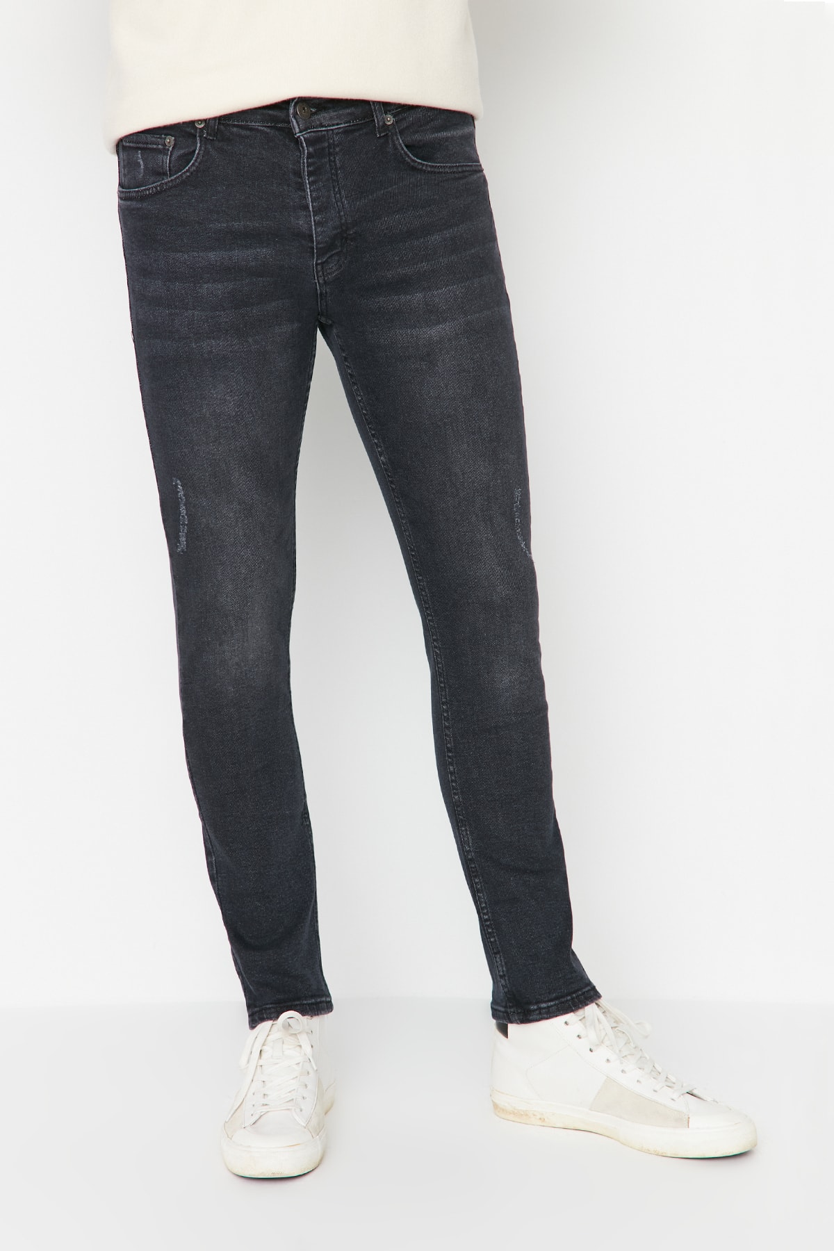 Trendyol Collection Jeans Schwarz Skinny