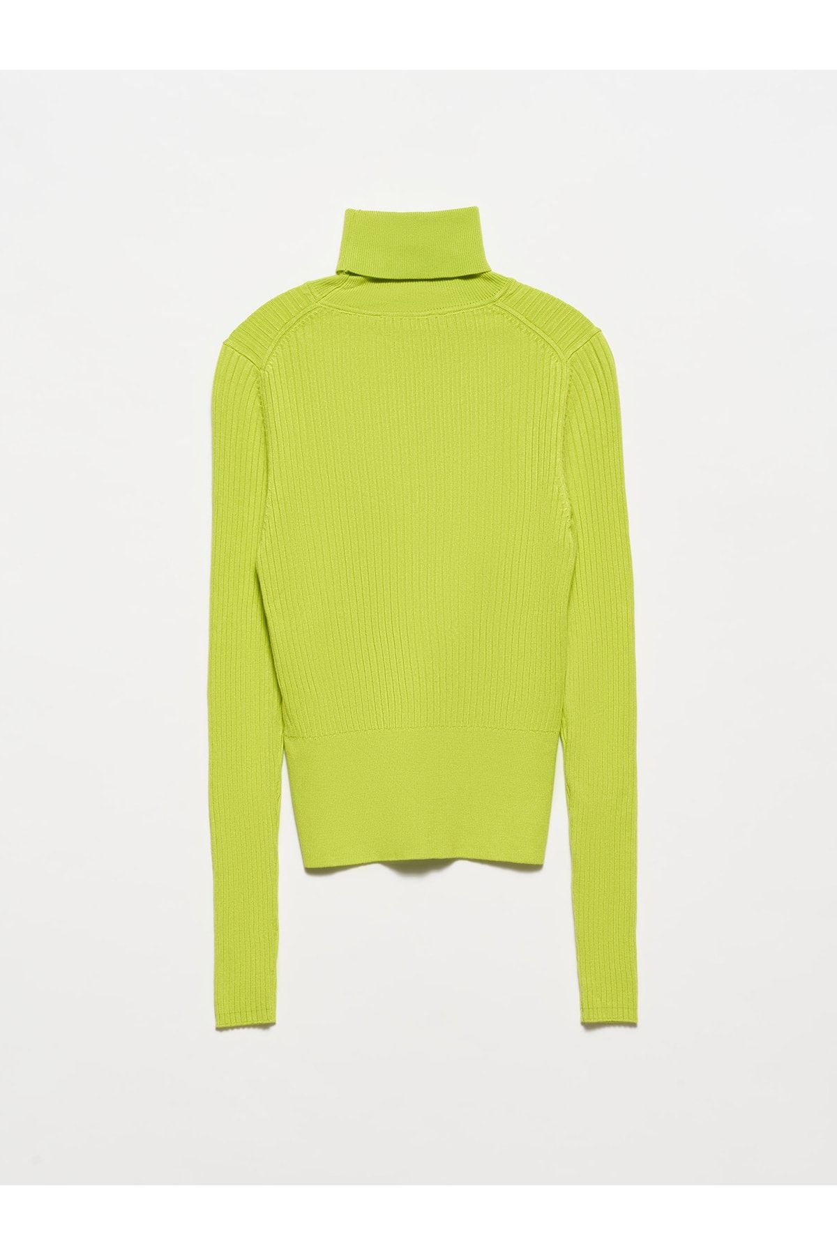 Neon yellow turtleneck zara sale