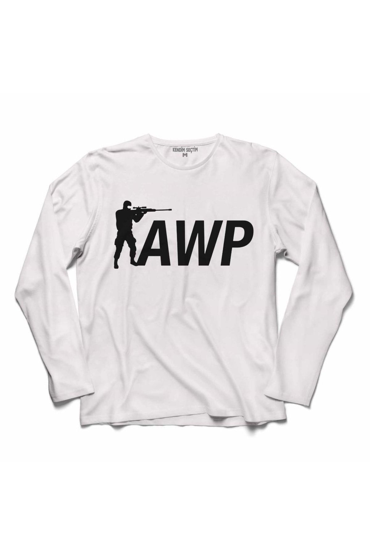 Kendim Seçtim-Cs Go Awp Team Counter Strike Source Long Sleeve T-Shirt 1