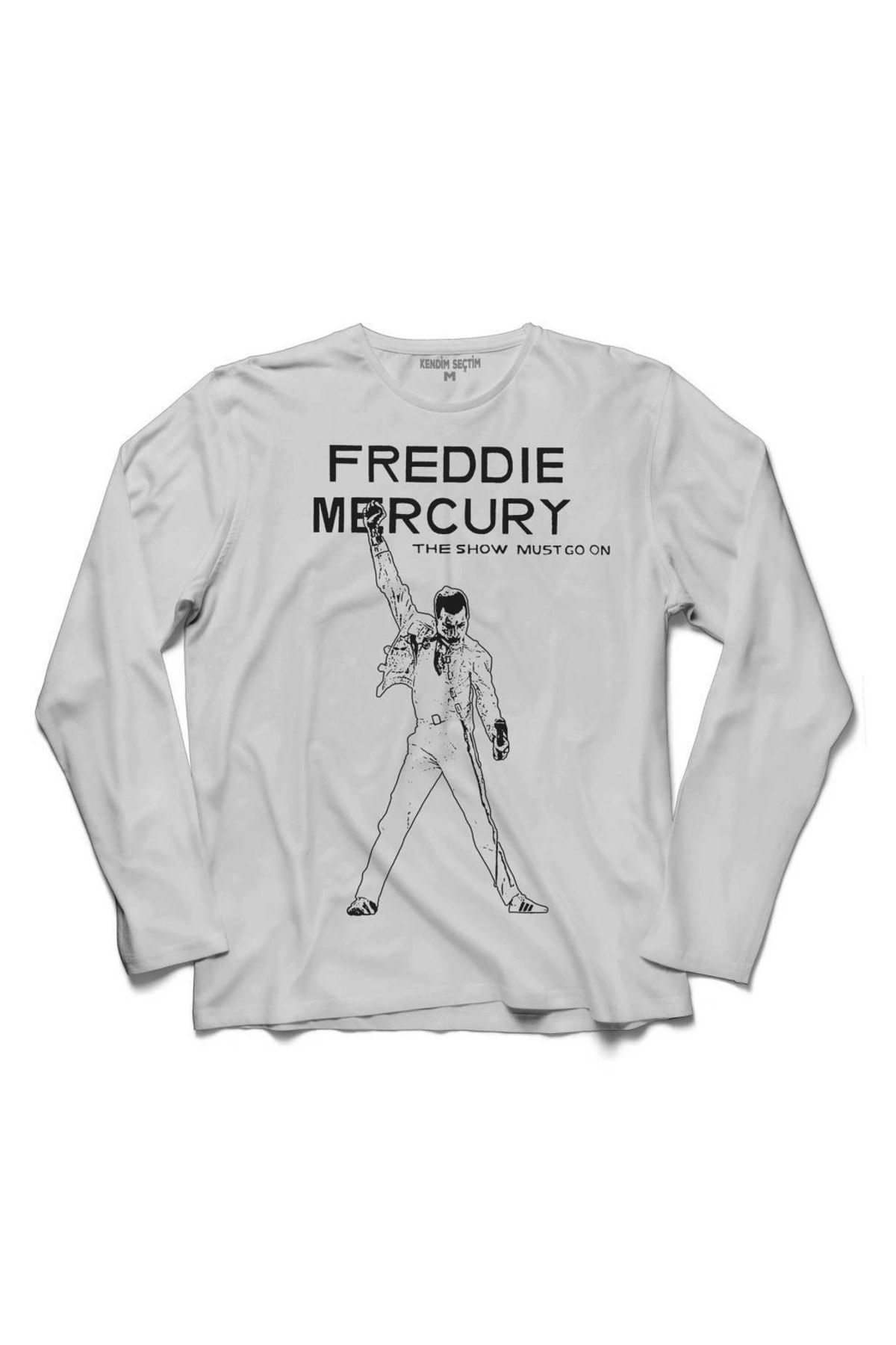 Freddie mercury long sleeve 2025 t shirt
