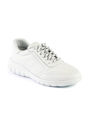 Beyaz - 3389 Kadın Sneaker Ayakkabı 082 3389