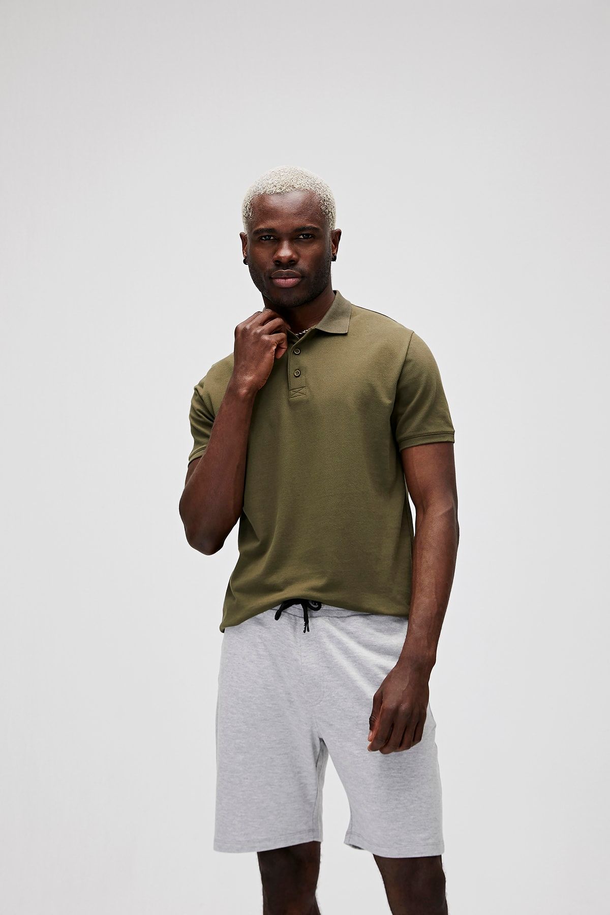 Bad Bear Poloshirt Khaki Regular Fit