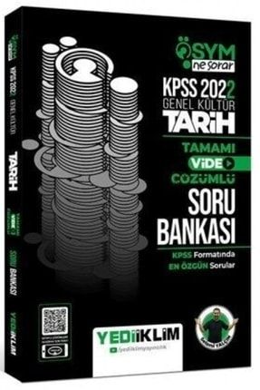 2022 Kpss Genel Kültür Ösym Ne Sorar Tarih Tamamı Video Çözümlü Soru Bankası TYC00223867343