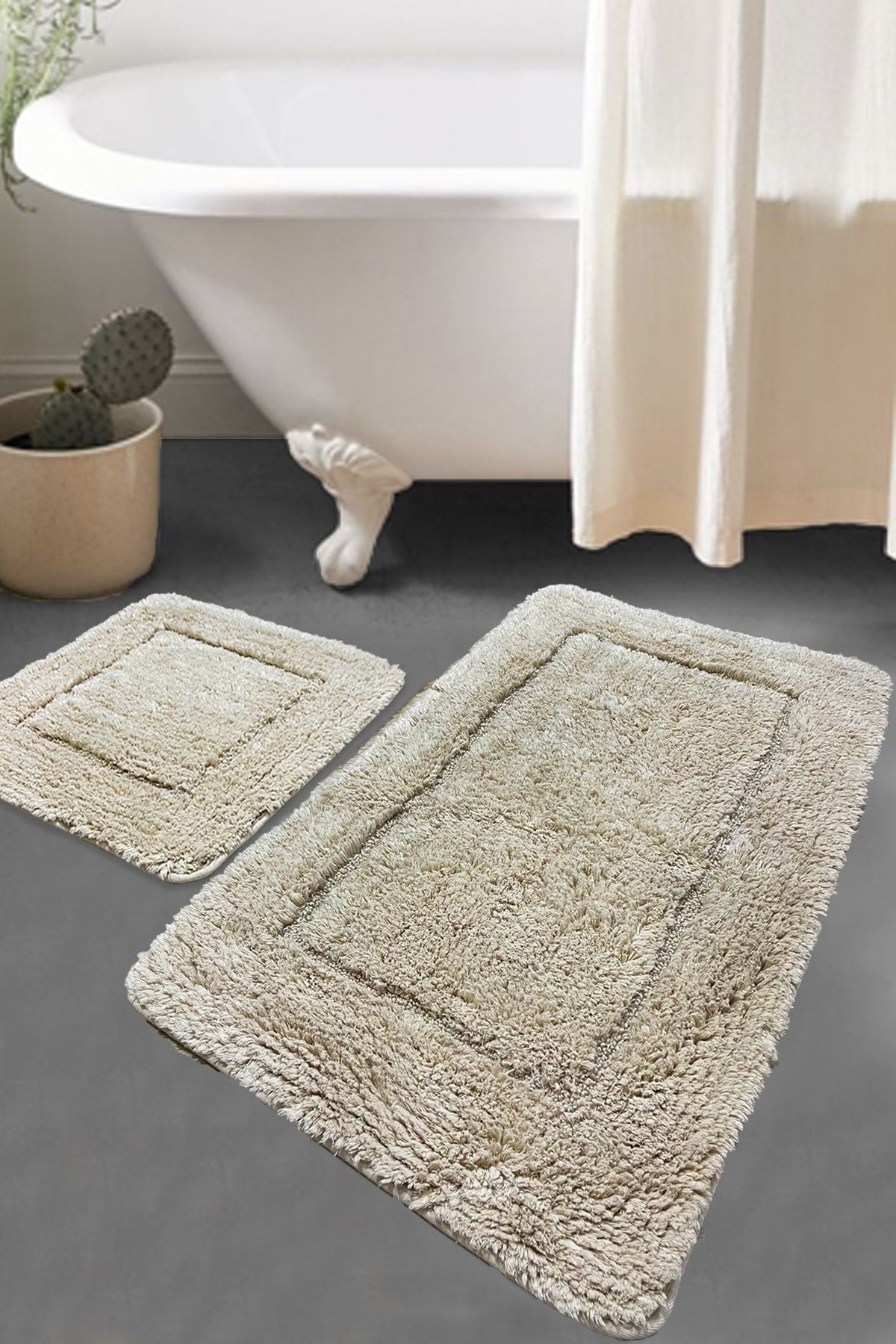 Chilai Home Wolle Taş Cotton 2 Li Set %100 Doğal Organic Pamuk , Yıkanabilir.