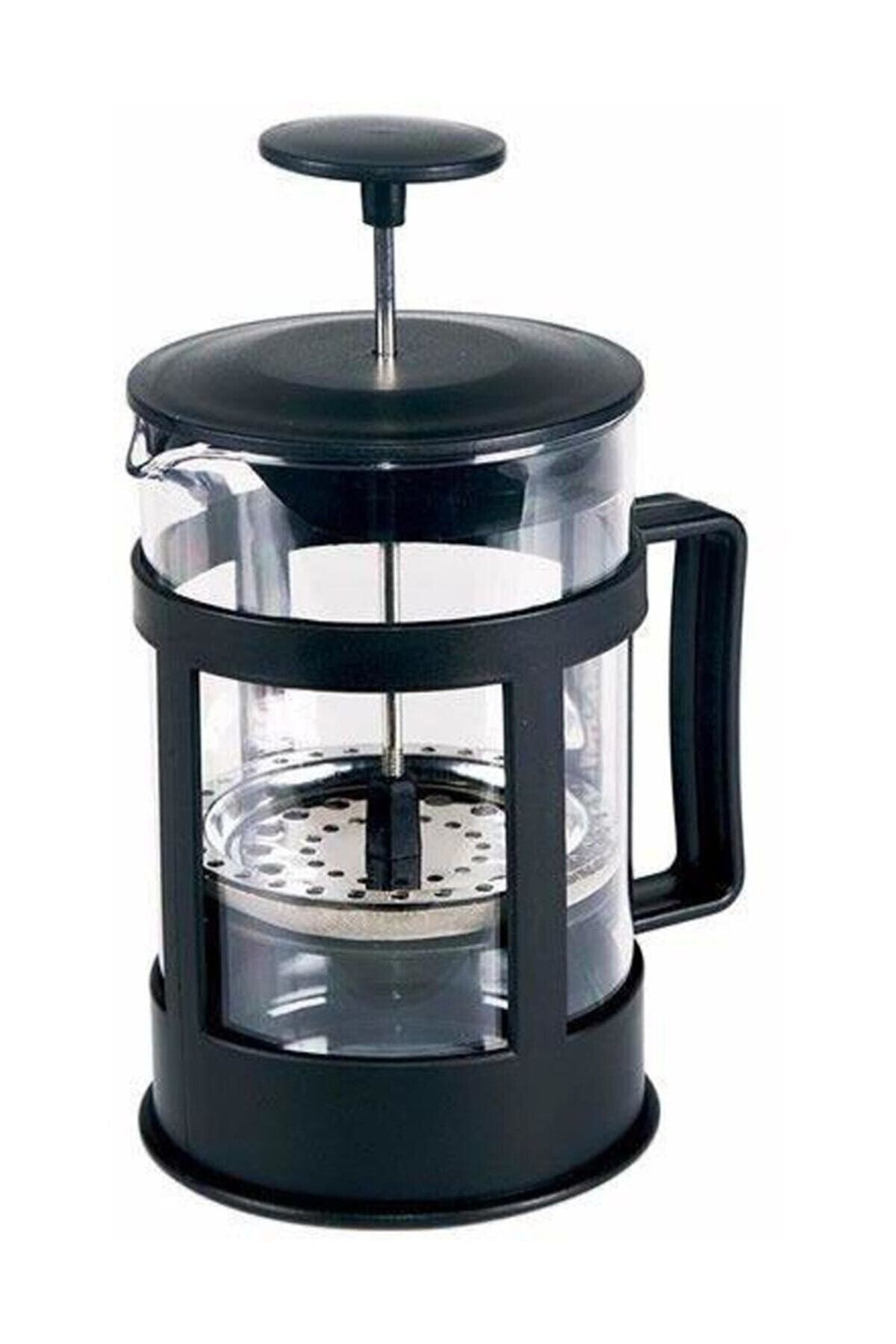 French Press Süzgeçli Çay Kahve Kupası 600 ml