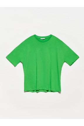 3683 Basic T-shirt-açık Yeşil 101A03683
